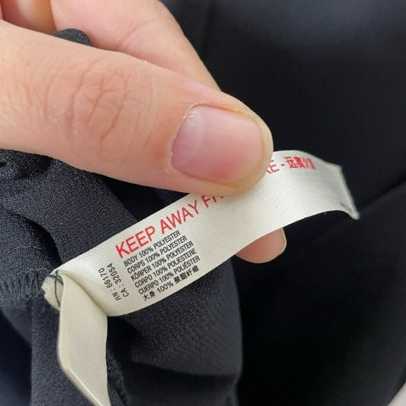 Anthropologie Daily Practice Black Sleek Open Back Top - Picture 6 of 8